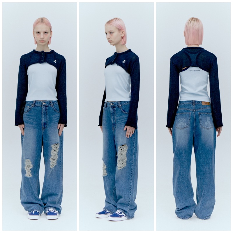 【REST & RECREATION】 SHORT BOLERO CARDIGAN : 3COLORS 【REST & RECREATION】 SHORT BOLERO CARDIGAN : 3COLORS