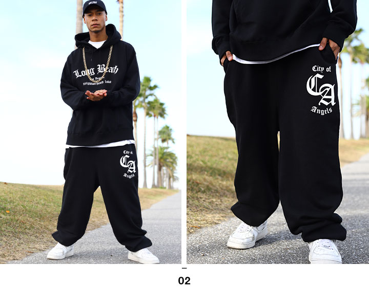 ACEFLAG スウェットパンツ 裏パイル メンズ 春夏秋冬用 全3色 大きいサイズ エースフラッグ スウェット ロングパンツ ゆったり おしゃれ ロサンゼルス