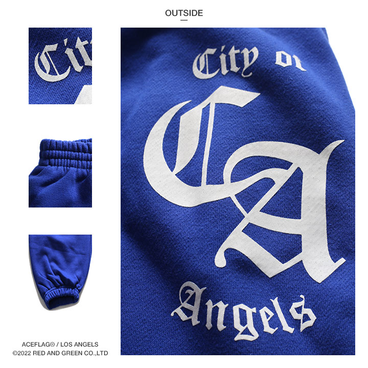ACEFLAG スウェットパンツ 裏パイル メンズ 春夏秋冬用 全3色 大きいサイズ エースフラッグ スウェット ロングパンツ ゆったり おしゃれ ロサンゼルス