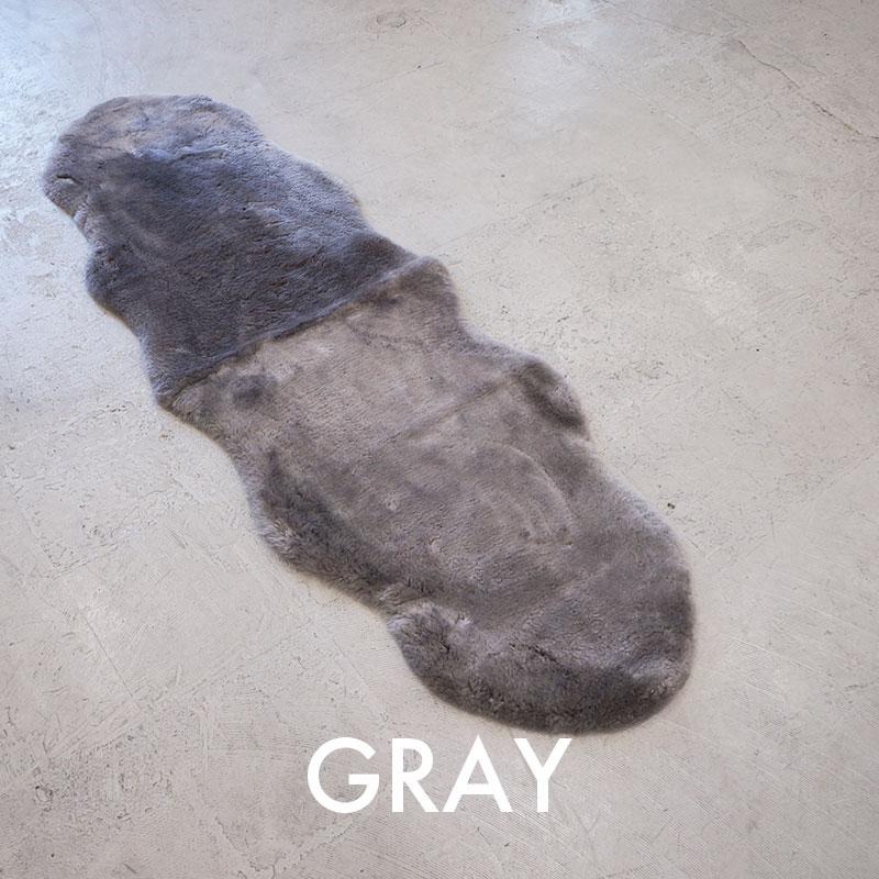 ムートンラグ 短毛 2匹 60×180cm 洗える ニュージーランド産 ムートン ラグ 全4色 ホワイト ベージュ グレー グリーン モフモフ 極厚 あったかい ふわふわ シープス ムートンラグ 短毛 2匹 60×180cm 洗える ニュージーランド産 ムートン ラグ 全4色 ホワイト ベージュ グレー グリーン モフモフ 極厚 あったかい ふわふわ シープス