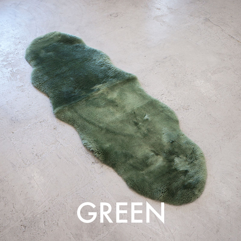 ムートンラグ 短毛 2匹 60×180cm 洗える ニュージーランド産 ムートン ラグ 全4色 ホワイト ベージュ グレー グリーン モフモフ 極厚 あったかい ふわふわ シープス ムートンラグ 短毛 2匹 60×180cm 洗える ニュージーランド産 ムートン ラグ 全4色 ホワイト ベージュ グレー グリーン モフモフ 極厚 あったかい ふわふわ シープス