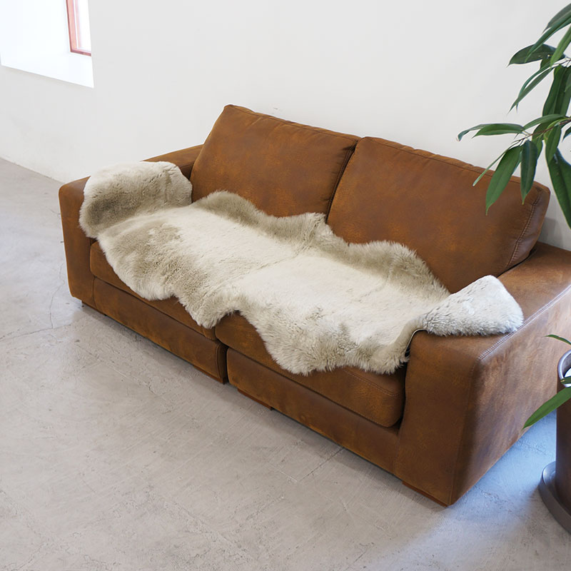 ムートンラグ 短毛 2匹 60×180cm 洗える ニュージーランド産 ムートン ラグ 全4色 ホワイト ベージュ グレー グリーン モフモフ 極厚 あったかい ふわふわ シープス ムートンラグ 短毛 2匹 60×180cm 洗える ニュージーランド産 ムートン ラグ 全4色 ホワイト ベージュ グレー グリーン モフモフ 極厚 あったかい ふわふわ シープス