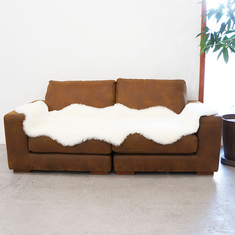 ムートンラグ 短毛 2匹 60×180cm 洗える ニュージーランド産 ムートン ラグ 全4色 ホワイト ベージュ グレー グリーン モフモフ 極厚 あったかい ふわふわ シープス ムートンラグ 短毛 2匹 60×180cm 洗える ニュージーランド産 ムートン ラグ 全4色 ホワイト ベージュ グレー グリーン モフモフ 極厚 あったかい ふわふわ シープス