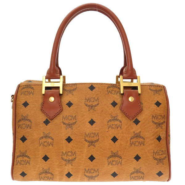 Qoo10] MCM 美品 MCM モノグラム 柄 ロゴ ハン