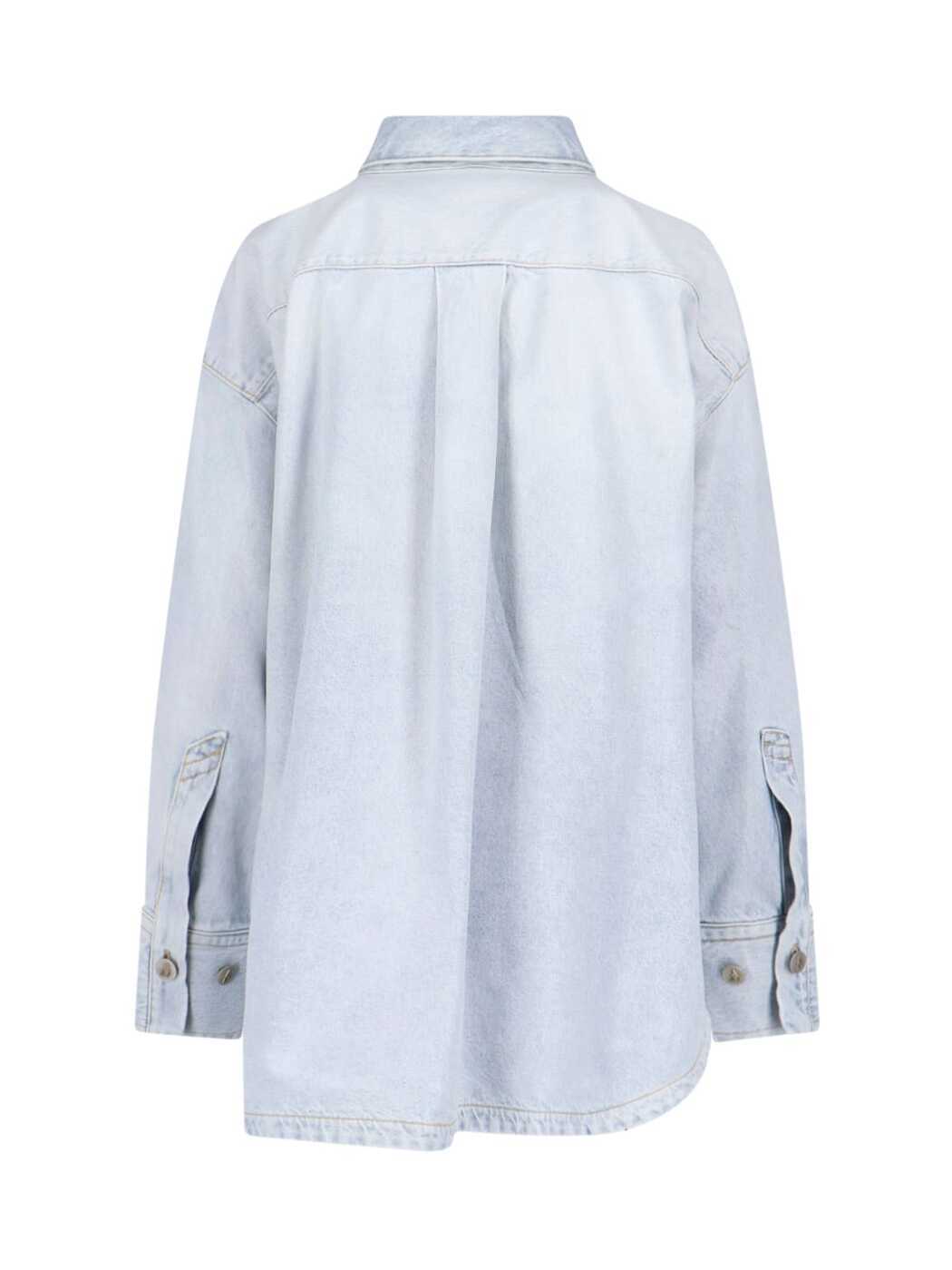 250WCB00068 DDD085SS 024 ブルー 春夏2025 シャツ レディース ia