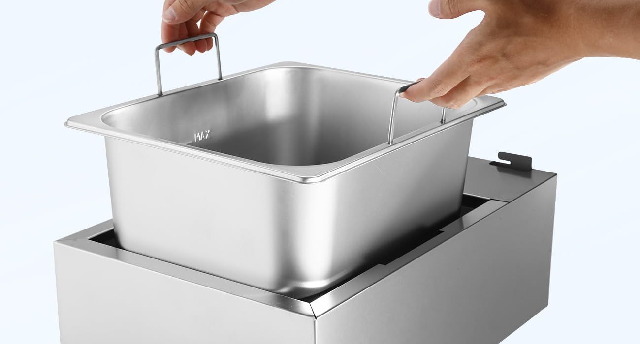 10Lフライバスケット付き電気フライヤー,1700W電気フライヤー0.7mm厚のステンレス製卓上フライヤー大容量家庭および業務用温度調節機能付き 10Lフライバスケット付き電気フライヤー,1700W電気フライヤー0.7mm厚のステンレス製卓上フライヤー大容量家庭および業務用温度調節機能付き