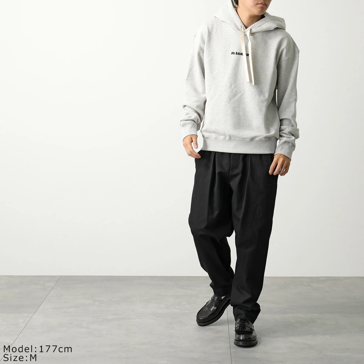JIL SANDER+ ジルサンダー プラス パーカー J47GU0002 J20010 メンズ プルオーバー スウェット ロゴ 長袖 カラー2色