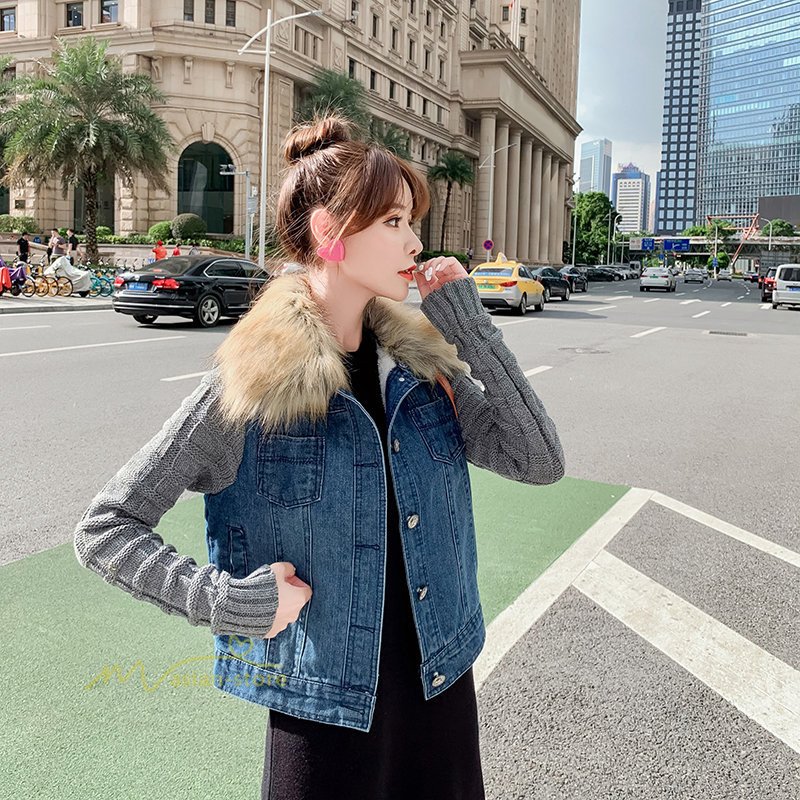 ジャケット レディース アウター ショート丈 デニムジャケット お出かけ 裏起毛 韓国風 ライトアウター カジュアルジャケット おしゃれ 20代 30代 40代 50代