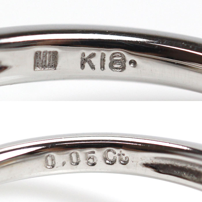 MIKIMOTO ミキモト K18WG ホワイトゴールド ペルリータ リング・指輪 パール約3.5-5.5mm ダイヤモンド0.05ct 11号 4.2g レディース 中古 美品 MIKIMOTO ミキモト K18WG ホワイトゴールド ペルリータ リング・指輪 パール約3.5-5.5mm ダイヤモンド0.05ct 11号 4.2g レディース 中古 美品