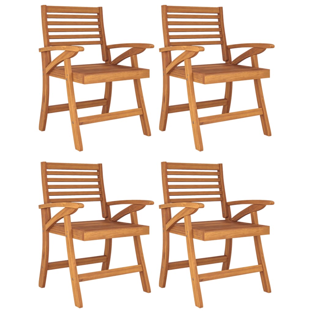 屋外ダイニング5点セット アカシア無垢材 屋外ダイニング5点セット アカシア無垢材