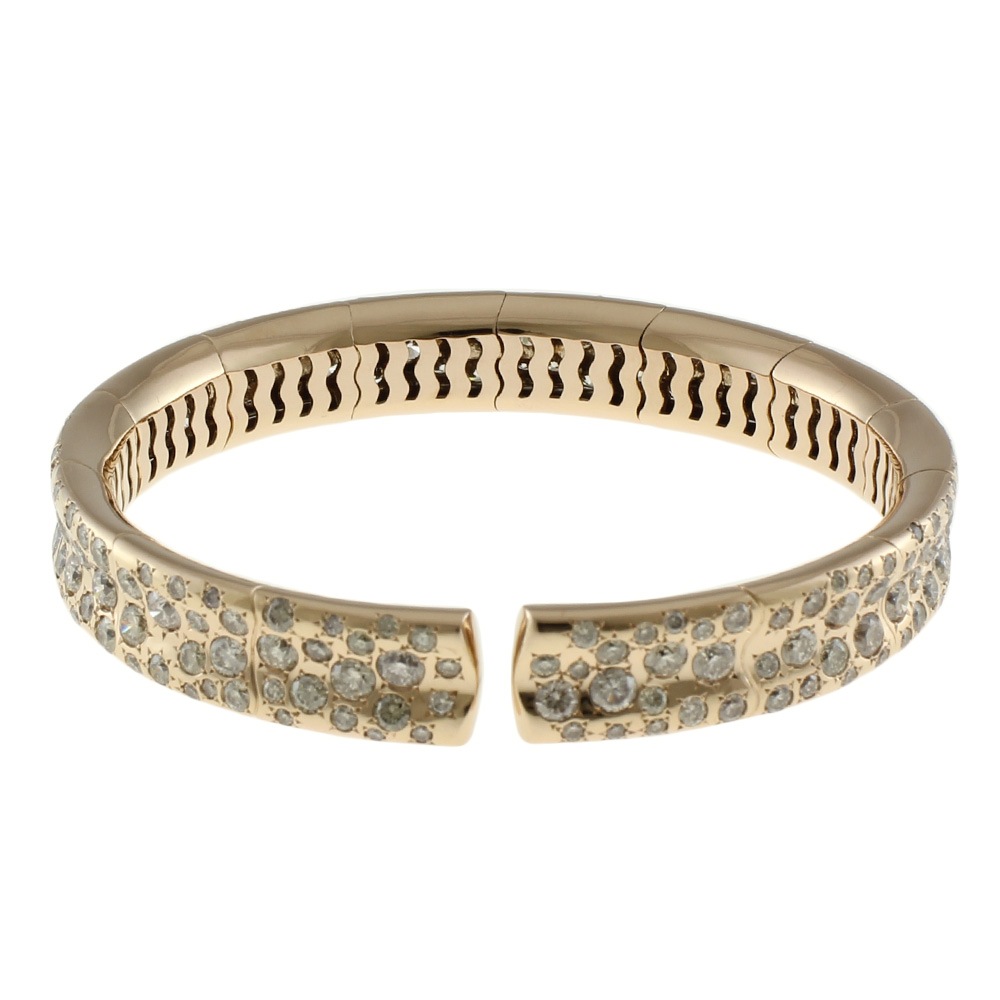 K18バングルブラウンダイヤ 【公式通販】