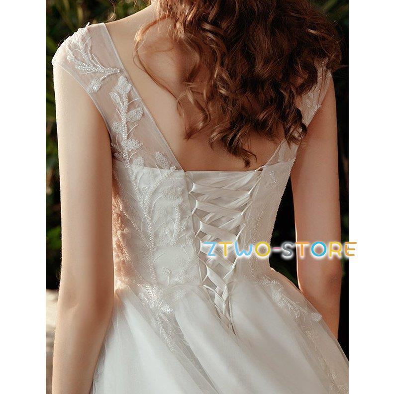 ウエディングドレス 白 結婚式 二次会 花嫁 ドレス ロングドレス トレーン 刺繍 チュール ハイウエスト エンパイアライン Aライン 大きいサイズ 3L 4L ウエディングドレス 白 結婚式 二次会 花嫁 ドレス ロングドレス トレーン 刺繍 チュール ハイウエスト エンパイアライン Aライン 大きいサイズ 3L 4L