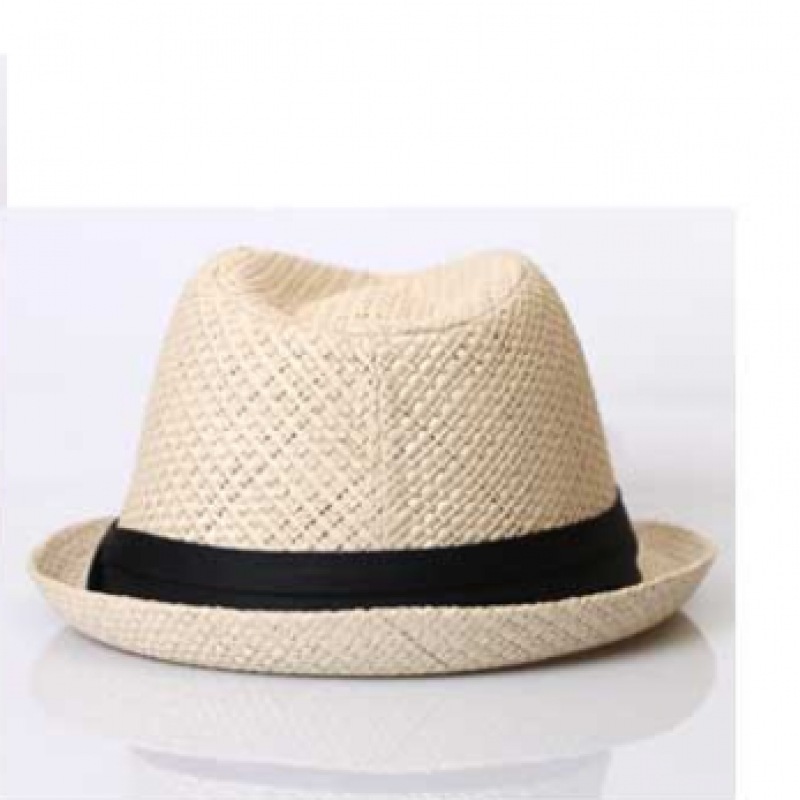 (Ninaspari) ピンタックツイストテープストローフェドーラカットハット (7SH140) (Ninaspari) ピンタックツイストテープストローフェドーラカットハット (7SH140)