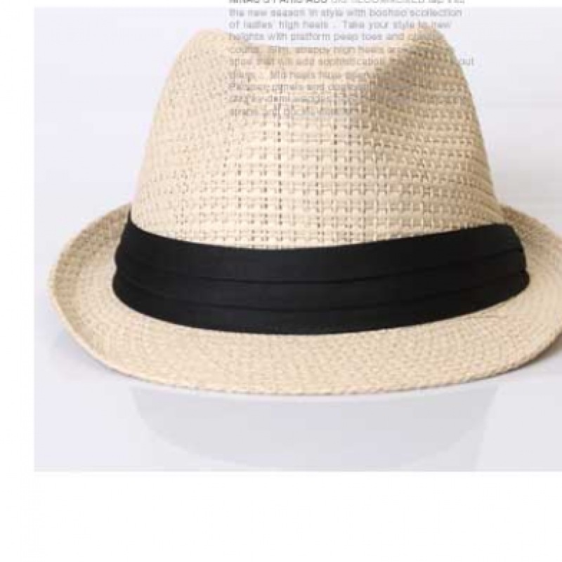 (Ninaspari) ピンタックツイストテープストローフェドーラカットハット (7SH140) (Ninaspari) ピンタックツイストテープストローフェドーラカットハット (7SH140)