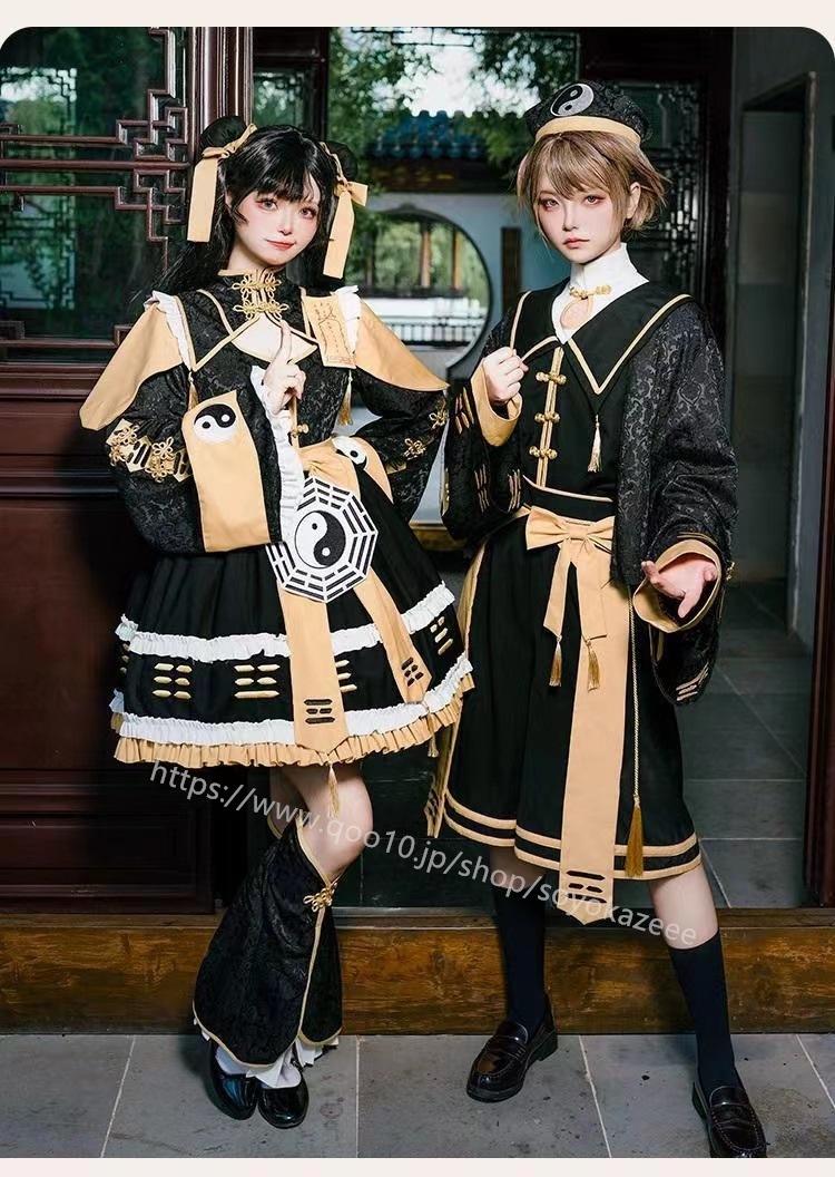 【2024 新作】カップル セクシーかわいいコスプレハロウィン衣装 女性ワンピースショートスカート 女ロリータゾンビ服制服 Jkセット ハロウィン ロリータ キョンシー服 子供