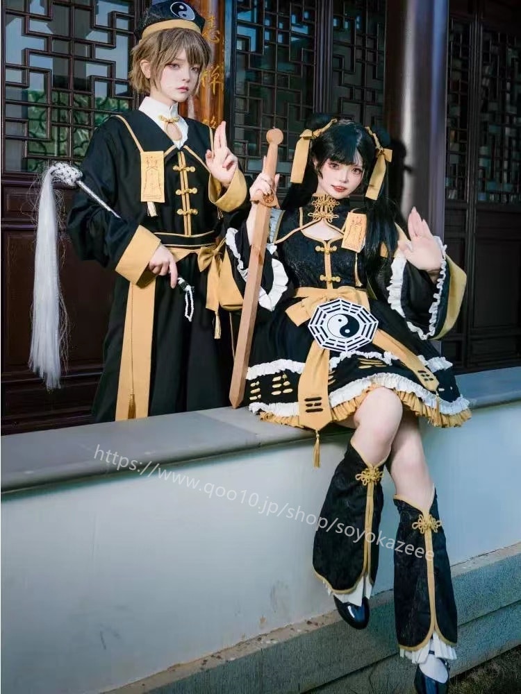 【2024 新作】カップル セクシーかわいいコスプレハロウィン衣装 女性ワンピースショートスカート 女ロリータゾンビ服制服 Jkセット ハロウィン ロリータ キョンシー服 子供