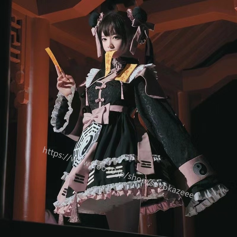 【2024 新作】カップル セクシーかわいいコスプレハロウィン衣装 女性ワンピースショートスカート 女ロリータゾンビ服制服 Jkセット ハロウィン ロリータ キョンシー服 子供