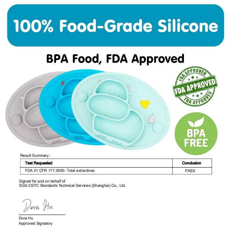 4個/セットベビーシリコンランチョンマット食器セット