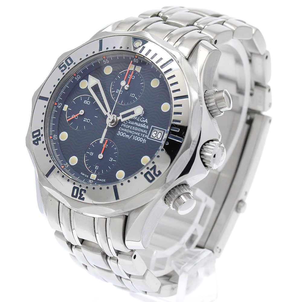 オメガ OMEGA 2598.80 シーマスター300 クロノグラフ デイト 自動巻き メンズ 保証書付き_843726【中古】 オメガ OMEGA 2598.80 シーマスター300 クロノグラフ デイト 自動巻き メンズ 保証書付き_843726【中古】