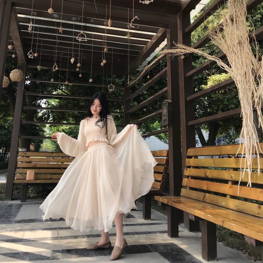 【送料無料】シャンパン ホワイト 白 XL L M S XS 体型カバー 旅行 お泊まり お出かけ 無地 エレガント シンプル きれいめ 透け感