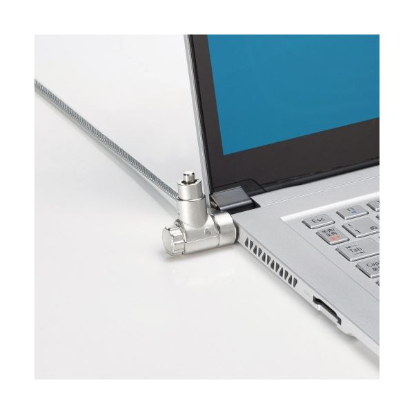 サンワサプライスロットマルチ対応セキュリティワイヤー （シリンダ錠・標準・NobleWedge・NanoSaver対応） SL-89 1個