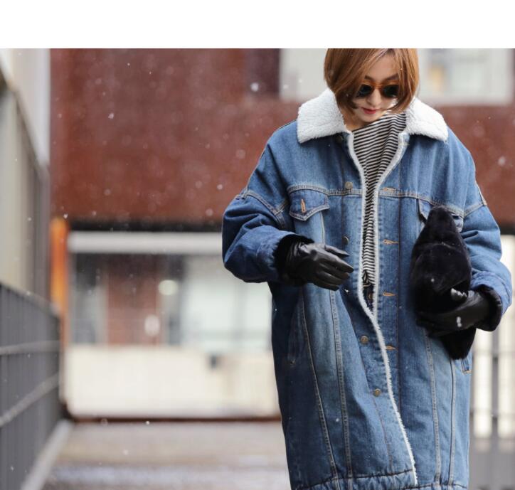 新品登場 レディース デニムジャケット ラムウール アウター トップス カジュアル オシャレ 人気 個性 韓国ファッション