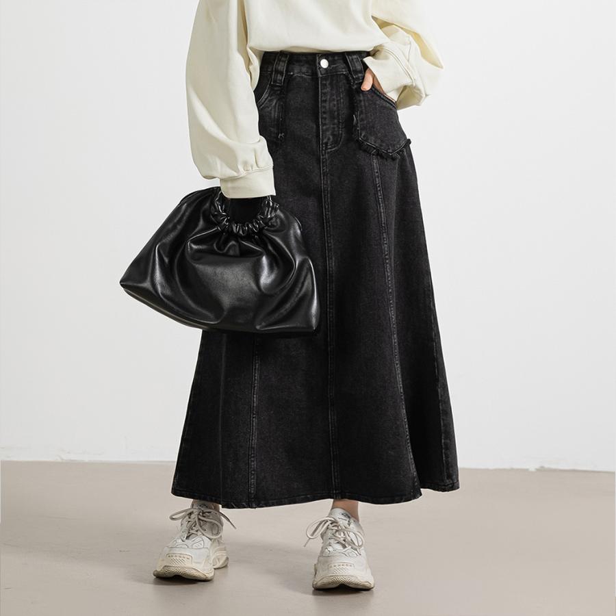 スカート デニムスカート マーメイドスカート レディース ロング ジーパン風 ポケット きれいめ 可愛い 春 夏 秋 冬 黒 スカート デニムスカート マーメイドスカート レディース ロング ジーパン風 ポケット きれいめ 可愛い 春 夏 秋 冬 黒
