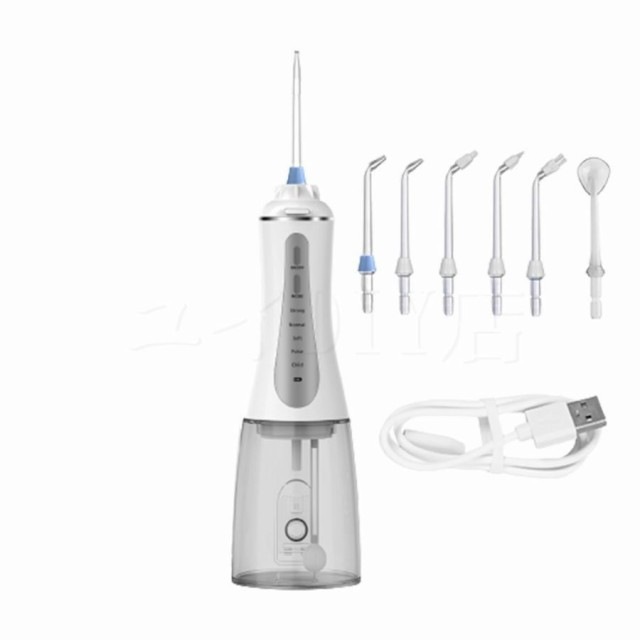 口腔洗浄器 ジェットウォッシャー 歯間洗浄機 歯茎ケア 口内洗浄機 ジェット水流 5段階の水圧で usb充電式 電動 大容量 家庭用 浴室 PSE認証