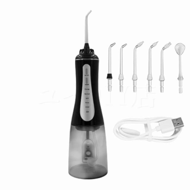 口腔洗浄器 ジェットウォッシャー 歯間洗浄機 歯茎ケア 口内洗浄機 ジェット水流 5段階の水圧で usb充電式 電動 大容量 家庭用 浴室 PSE認証