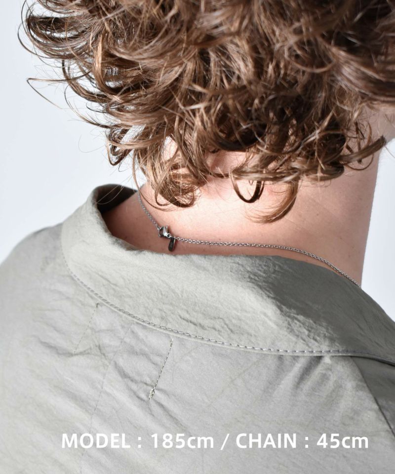 LH-1 スタッド ダブルリング ネックレス ブラック サージカルステンレス316L タングステン (金属アレルギー対応) 03NE007BBK ステンレ LH-1 スタッド ダブルリング ネックレス ブラック サージカルステンレス316L タングステン (金属アレルギー対応) 03NE007BBK ステンレ