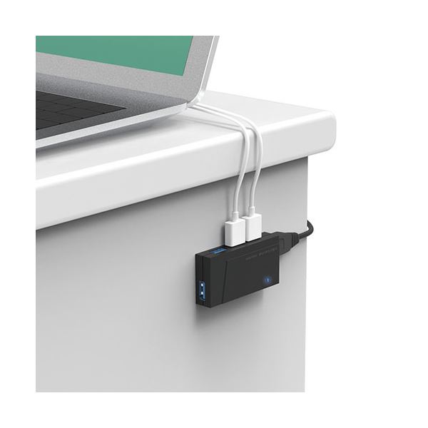 サンワサプライ USB3.2 Gen1 4ポートハブ（4ポート・バスパワー） USB-3H417BKN
