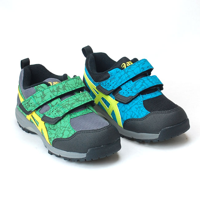 アシックス スクスク タフクロス MINI TUM183 キッズスニーカー asics SUKUSUKU TOUGHX MINI カーキ ブルー 0831 5389 すくすく(1803)