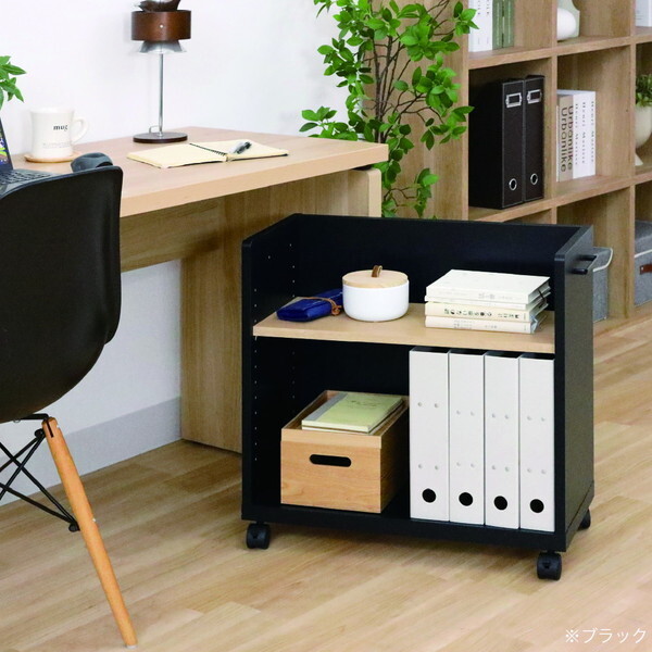 白井産業 OBK-6060PBK オフィスコ2 ワゴン メーカー直送 白井産業 OBK-6060PBK オフィスコ2 ワゴン メーカー直送