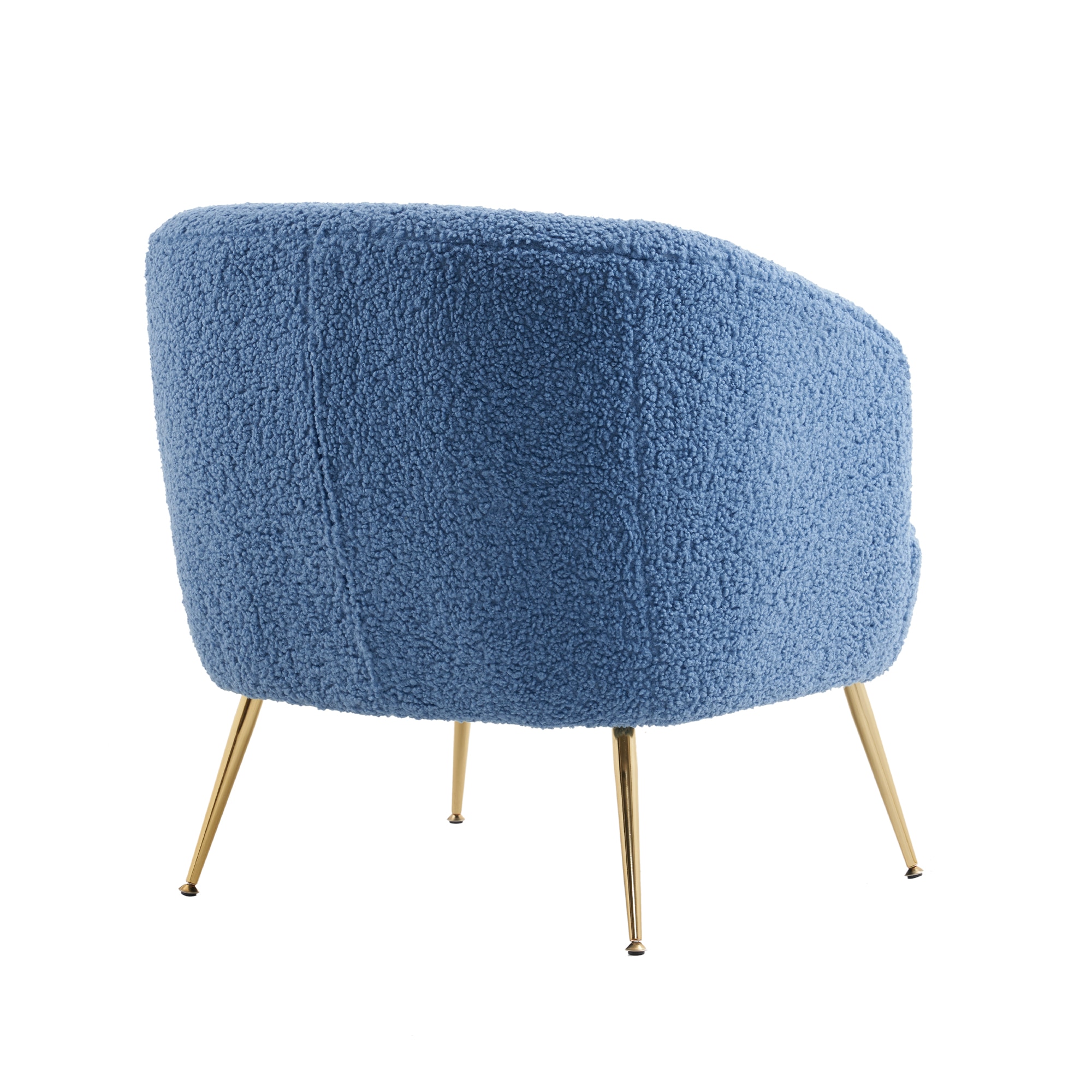 【国内出荷 - 3日配達】【新品】【ネイビー】ソファ チェア 一人掛けソファ リビングチェア ふんわり 柔らかい アジャスター付き レトロ かわいい モダン