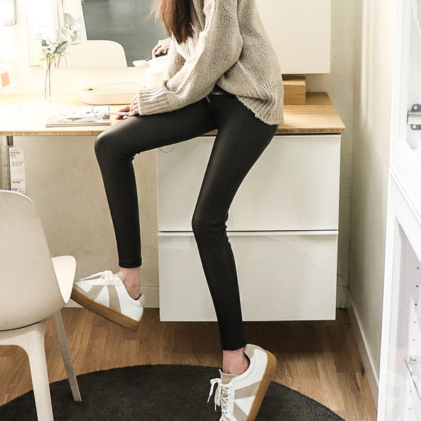 ファスナー レザー スキニー ジーンズ パンツ レディース スパン バンディング ファスナー レザー スキニー ジーンズ パンツ レディース スパン バンディング