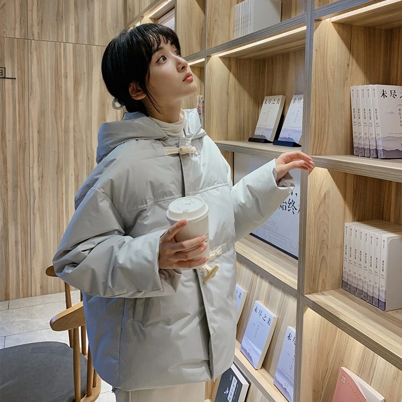 【急速出荷】冬アウター2024秋冬 ニュースタイル 日系 中綿コート ゆったり ショット丈 可愛い 厚手 フード付き 中綿コート 防寒カジュア ひと足お先にボア2024はボアで決まり人気ボアアウターキ