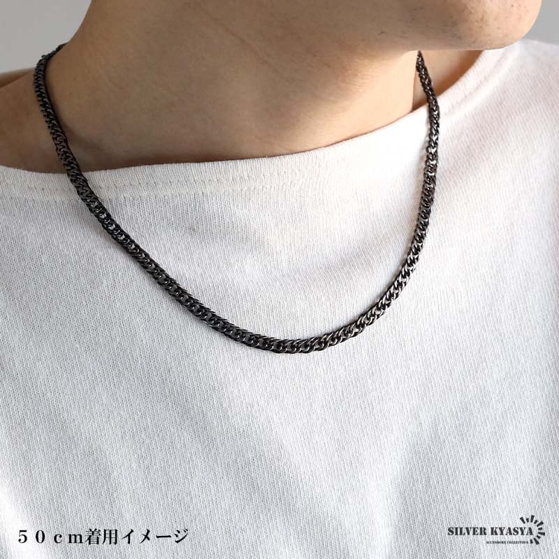 純チタン製 ダブル喜平ネックレス [n1077-5mm-as]