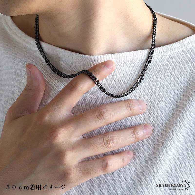 純チタン製 ダブル喜平ネックレス [n1077-5mm-as]