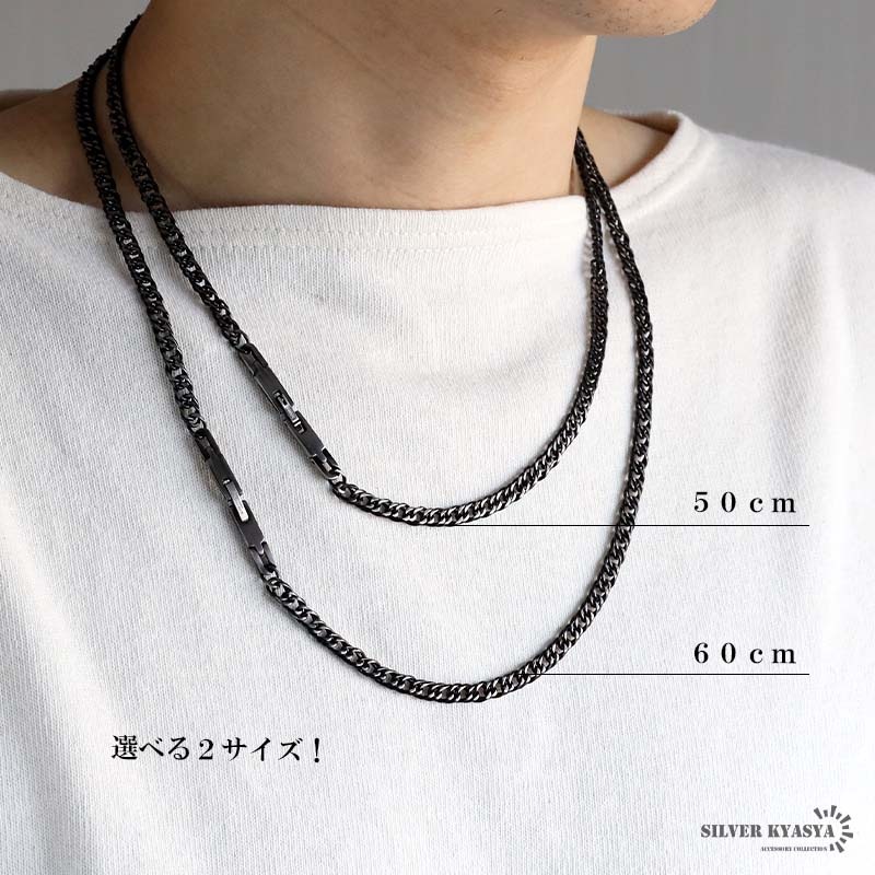純チタン製 ダブル喜平ネックレス [n1077-5mm-as]