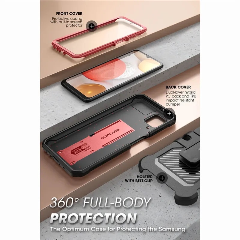 SUPCASE For Samsung Galaxy A12 Case (2020 Release) UB Pro Full-Body Rugged Holster Case Cover with B SUPCASE For Samsung Galaxy A12 Case (2020 Release) UB Pro Full-Body Rugged Holster Case Cover with B