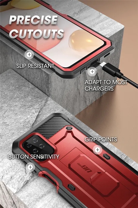 SUPCASE For Samsung Galaxy A12 Case (2020 Release) UB Pro Full-Body Rugged Holster Case Cover with B SUPCASE For Samsung Galaxy A12 Case (2020 Release) UB Pro Full-Body Rugged Holster Case Cover with B