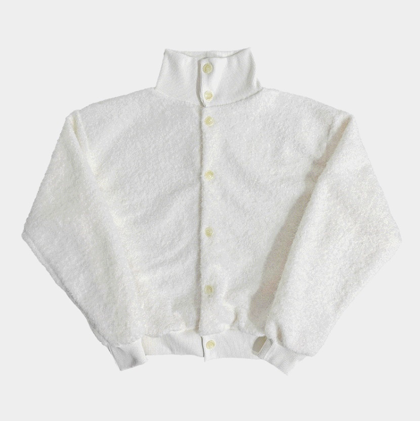 [COSYHARU公式]Mohair High Neck Cardigan