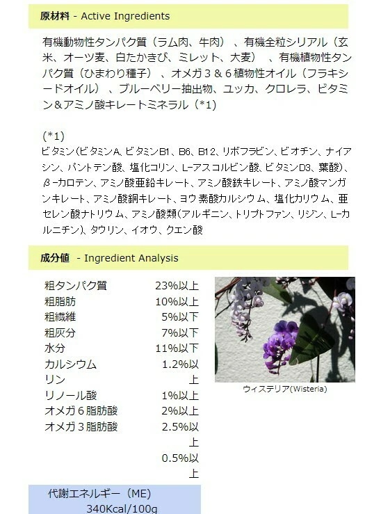 賞味期限５月３１日　ウィステリアアダルト 2kg アーガイルディッシュ 正規販売店 オーガニック ドックフード