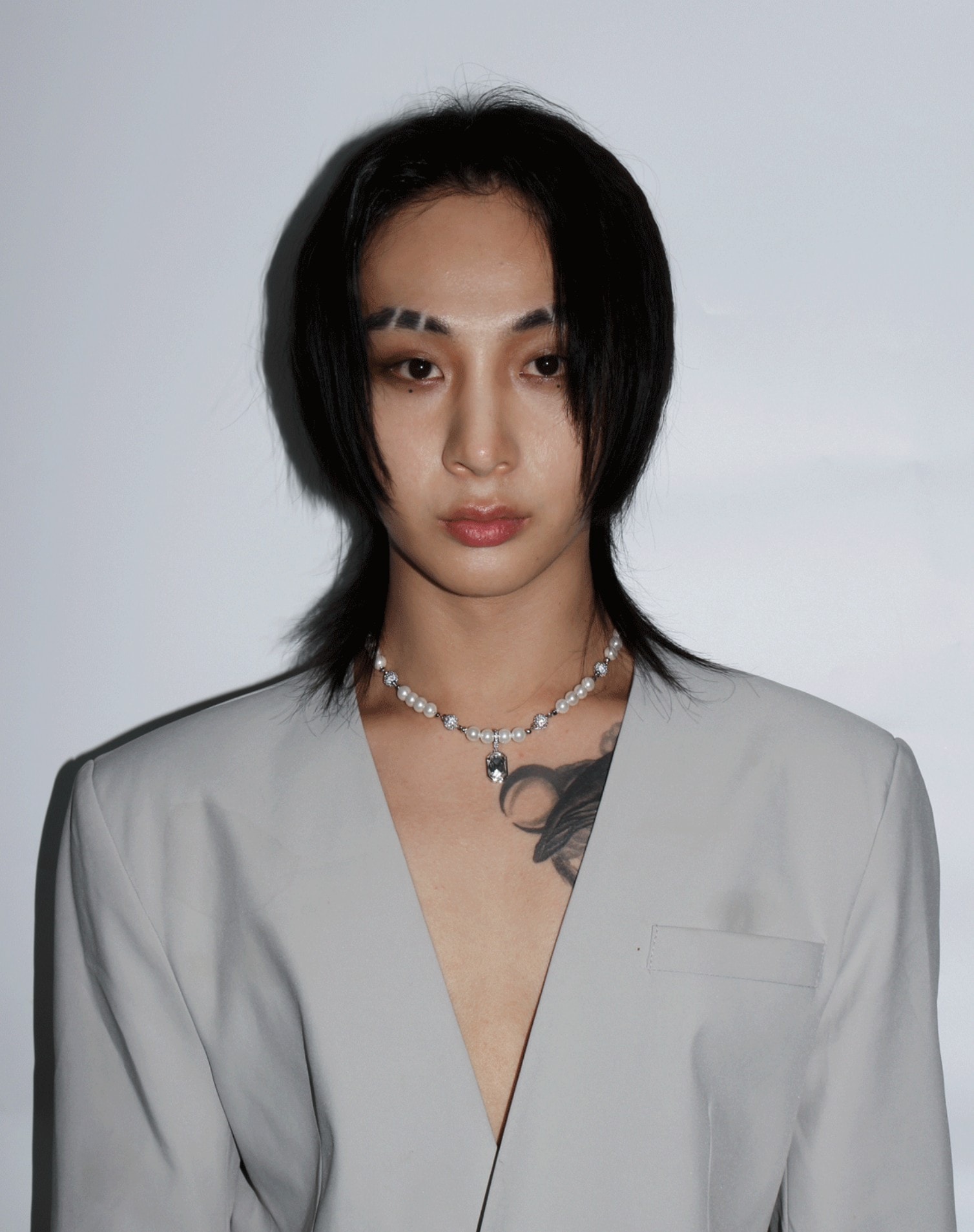 【BLACKPURPLE】 Yeriel Pearl Ball Cubic Necklace ネックレス [BTS SUGA着用] BTS シュガ ネックレス BTS SUGA ネックレス