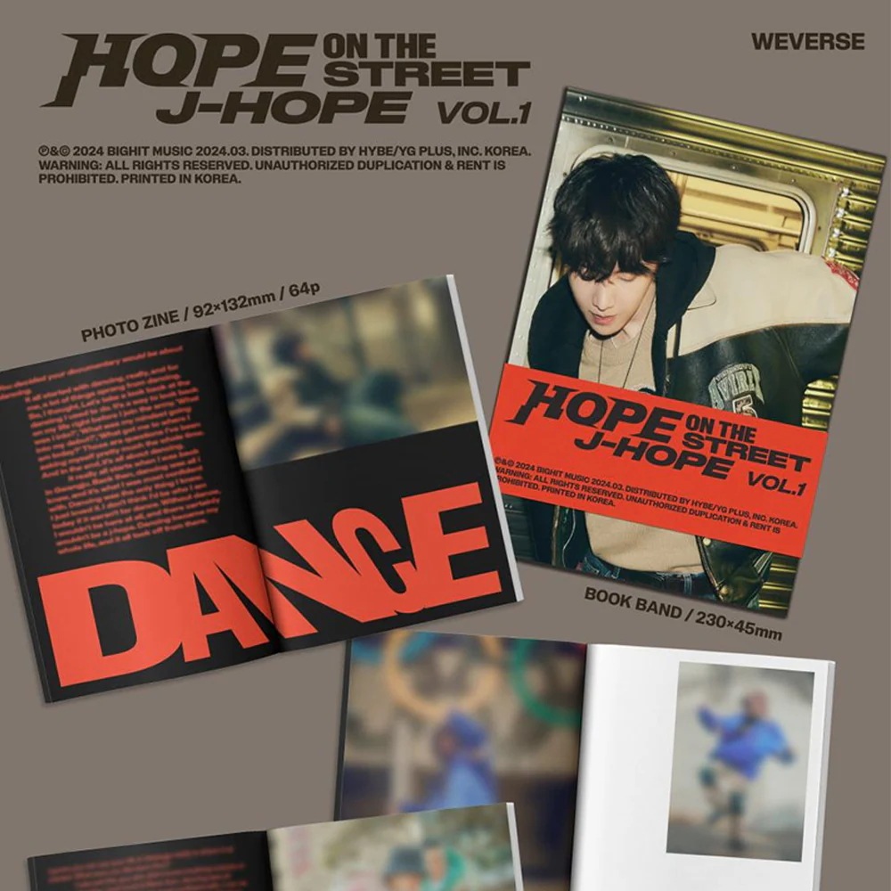 HOPE ON THE STREET VOL.1 Weverse 特典 BTS | j-hope (BTS) 'HOPE ON THE STREET VOL.1' (Weverse