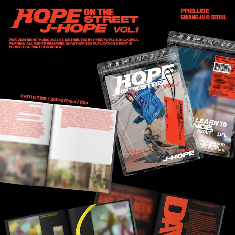 Weverse特典選択】 FULL SET / j-hope - HOPE ON THE STREET VOL