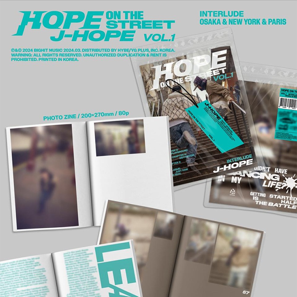 Weverse特典選択】 FULL SET / j-hope - HOPE ON THE STREET VOL