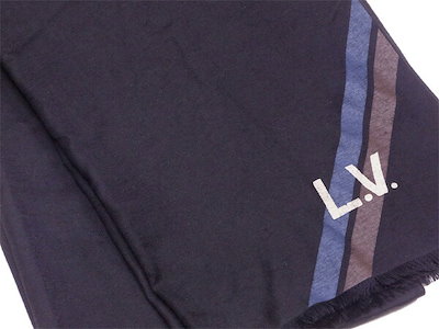 即納再入荷 Louis Vuitton : マフラー フリンジ付き ストール ブラッ : バッグ・雑貨 豊富な低価