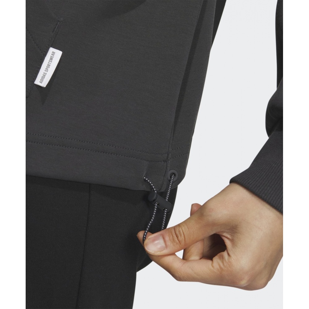 ADIDAS VERハーフハウススウェットシャツ - ブラック/IS7413