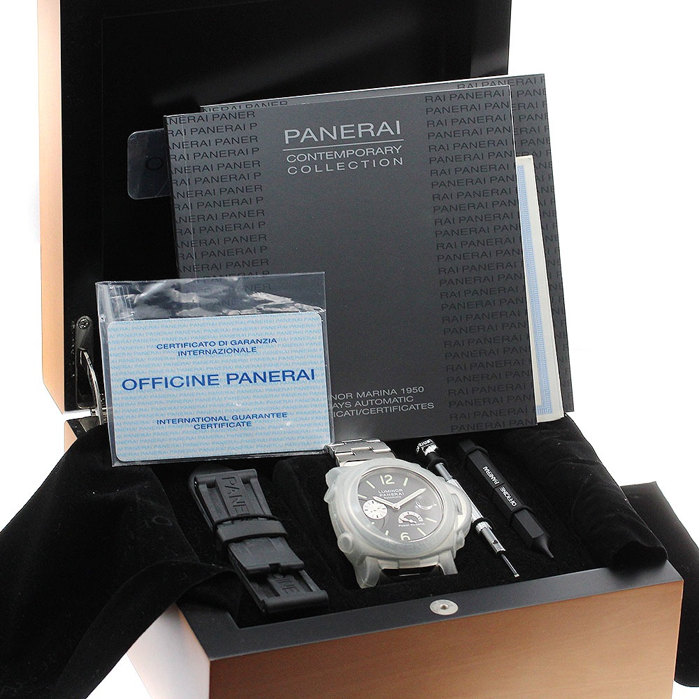 パネライ PANERAI PAM00171 ルミノール パワーリザーブ 自動巻き メンズ 良品 箱・保証書付き_904271【中古】 パネライ PANERAI PAM00171 ルミノール パワーリザーブ 自動巻き メンズ 良品 箱・保証書付き_904271【中古】